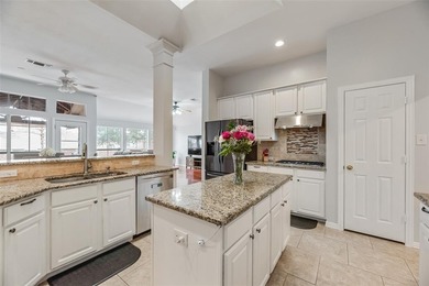 Welcome to this stunning one-story residence in the highly on Oakmont Country Club in Texas - for sale on GolfHomes.com, golf home, golf lot