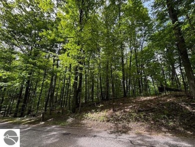 Go beyond the gated entrance, where a wooded winding drive on  in Michigan - for sale on GolfHomes.com, golf home, golf lot