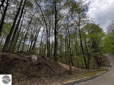 Go beyond the gated entrance, where a wooded winding drive on  in Michigan - for sale on GolfHomes.com, golf home, golf lot