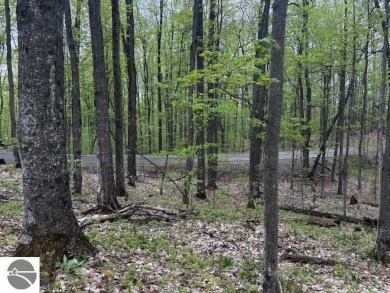 Go beyond the gated entrance, where a wooded winding drive on  in Michigan - for sale on GolfHomes.com, golf home, golf lot