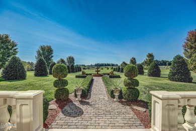 A stately brick-column entrance leads to this breathtaking on The Crossings Golf Club in Tennessee - for sale on GolfHomes.com, golf home, golf lot