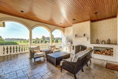 A stately brick-column entrance leads to this breathtaking on The Crossings Golf Club in Tennessee - for sale on GolfHomes.com, golf home, golf lot