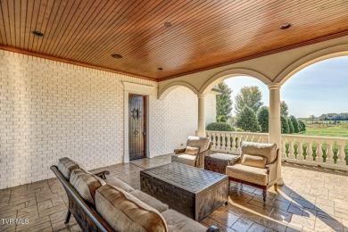 A stately brick-column entrance leads to this breathtaking on The Crossings Golf Club in Tennessee - for sale on GolfHomes.com, golf home, golf lot