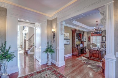 A stately brick-column entrance leads to this breathtaking on The Crossings Golf Club in Tennessee - for sale on GolfHomes.com, golf home, golf lot