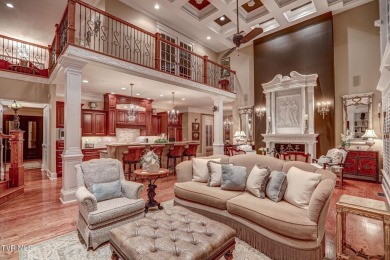 A stately brick-column entrance leads to this breathtaking on The Crossings Golf Club in Tennessee - for sale on GolfHomes.com, golf home, golf lot
