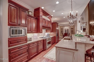 A stately brick-column entrance leads to this breathtaking on The Crossings Golf Club in Tennessee - for sale on GolfHomes.com, golf home, golf lot