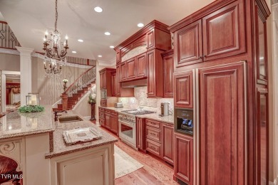 A stately brick-column entrance leads to this breathtaking on The Crossings Golf Club in Tennessee - for sale on GolfHomes.com, golf home, golf lot