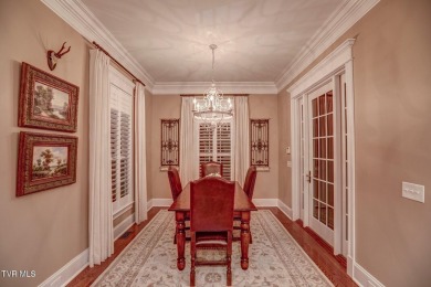 A stately brick-column entrance leads to this breathtaking on The Crossings Golf Club in Tennessee - for sale on GolfHomes.com, golf home, golf lot