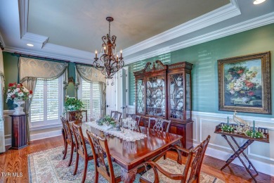 A stately brick-column entrance leads to this breathtaking on The Crossings Golf Club in Tennessee - for sale on GolfHomes.com, golf home, golf lot