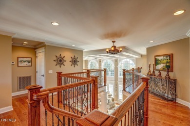 A stately brick-column entrance leads to this breathtaking on The Crossings Golf Club in Tennessee - for sale on GolfHomes.com, golf home, golf lot