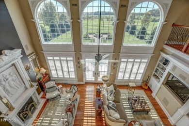 A stately brick-column entrance leads to this breathtaking on The Crossings Golf Club in Tennessee - for sale on GolfHomes.com, golf home, golf lot