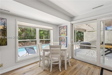 Fully renovated in 2024 and located directly across from the on Sea Pines Golf and Resort  in South Carolina - for sale on GolfHomes.com, golf home, golf lot