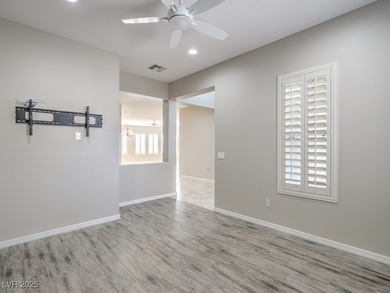 Refined desert living on this elevated Charleston model offering on Revere Golf Club in Nevada - for sale on GolfHomes.com, golf home, golf lot