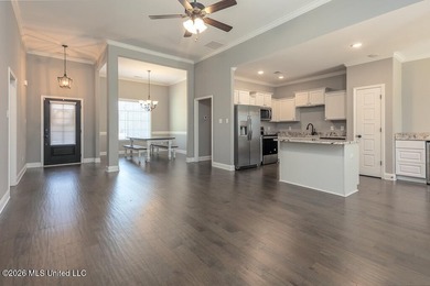 Welcome to this beautifully crafted 4-bedroom, 2-bath home built on Wedgewood Golfers Club in Mississippi - for sale on GolfHomes.com, golf home, golf lot