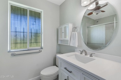 Beautifully updated and truly move-in ready, this Sun City home on Sun City Lakes West and East in Arizona - for sale on GolfHomes.com, golf home, golf lot