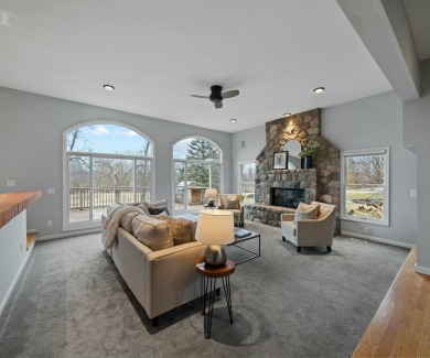 Nestled at the end of a private cul-de-sac, this stunning 4,017 on Stonebridge Golf Club in Michigan - for sale on GolfHomes.com, golf home, golf lot