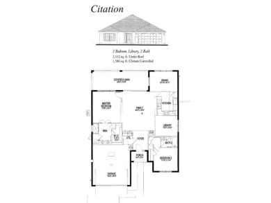 Our most popular model, the Citation, featuring 2 bedrooms, 2 on Eagle Ridge At Spruce Creek Country Club in Florida - for sale on GolfHomes.com, golf home, golf lot