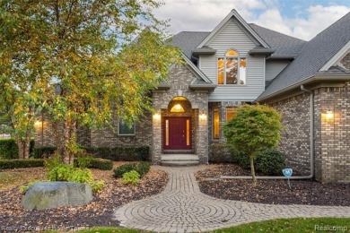 Located on one of Golfside's most desirable lots, this custom R on St Clair River Country Club in Michigan - for sale on GolfHomes.com, golf home, golf lot
