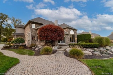 Located on one of Golfside's most desirable lots, this custom R on St Clair River Country Club in Michigan - for sale on GolfHomes.com, golf home, golf lot
