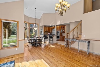 Located on one of Golfside's most desirable lots, this custom R on St Clair River Country Club in Michigan - for sale on GolfHomes.com, golf home, golf lot