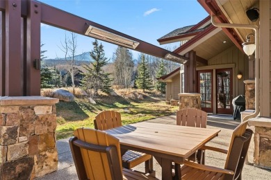 2140 Hunters Knob Road blends timeless masonry, elegant finishes on Raven Golf Club At Three Peaks in Colorado - for sale on GolfHomes.com, golf home, golf lot
