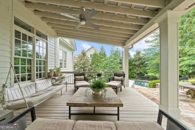 Tucked in the prestigious golf and lake community of Cuscowilla on The Golf Club at Cuscowilla in Georgia - for sale on GolfHomes.com, golf home, golf lot