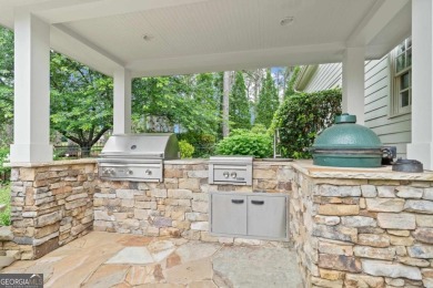 Tucked in the prestigious golf and lake community of Cuscowilla on The Golf Club at Cuscowilla in Georgia - for sale on GolfHomes.com, golf home, golf lot