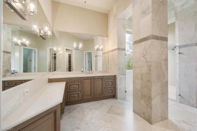 Sitting on a prime golf lake front lot, this custom estate on Quail West Golf and Country Club in Florida - for sale on GolfHomes.com, golf home, golf lot