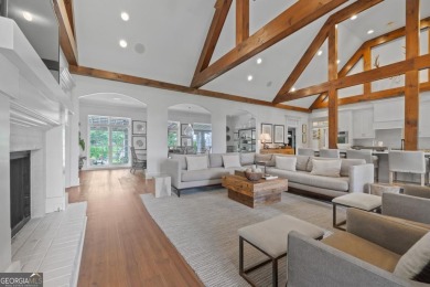 Tucked in the prestigious golf and lake community of Cuscowilla on The Golf Club at Cuscowilla in Georgia - for sale on GolfHomes.com, golf home, golf lot