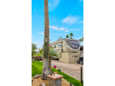 Golf course lot is perfectly positioned on the 3rd fairway of on Outdoor Resorts/Palm Springs in California - for sale on GolfHomes.com, golf home, golf lot