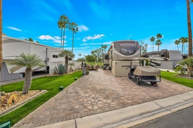 Golf course lot is perfectly positioned on the 3rd fairway of on Outdoor Resorts/Palm Springs in California - for sale on GolfHomes.com, golf home, golf lot