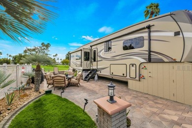 Golf course lot is perfectly positioned on the 3rd fairway of on Outdoor Resorts/Palm Springs in California - for sale on GolfHomes.com, golf home, golf lot