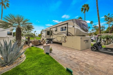 Golf course lot is perfectly positioned on the 3rd fairway of on Outdoor Resorts/Palm Springs in California - for sale on GolfHomes.com, golf home, golf lot