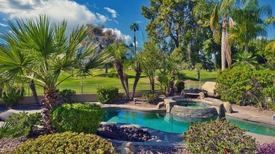Set within the gates of prestigious Rancho Mirage Country Club on Rancho Mirage Country Club in California - for sale on GolfHomes.com, golf home, golf lot