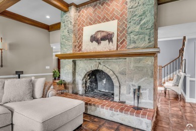 Welcome to this remarkable Tudor-style home situated on just on Alvamar Country Club in Kansas - for sale on GolfHomes.com, golf home, golf lot