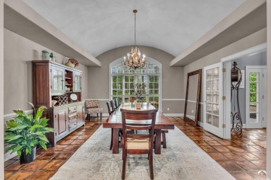 Welcome to this remarkable Tudor-style home situated on just on Alvamar Country Club in Kansas - for sale on GolfHomes.com, golf home, golf lot