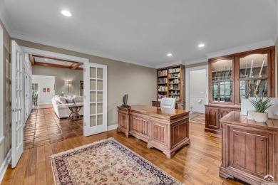 Welcome to this remarkable Tudor-style home situated on just on Alvamar Country Club in Kansas - for sale on GolfHomes.com, golf home, golf lot