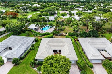 Beautiful, private garden views from this maintained 3-bedroom on Quail Ridge Golf Course and Country Club in Florida - for sale on GolfHomes.com, golf home, golf lot