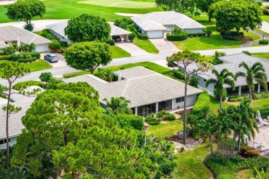 Beautiful, private garden views from this maintained 3-bedroom on Quail Ridge Golf Course and Country Club in Florida - for sale on GolfHomes.com, golf home, golf lot