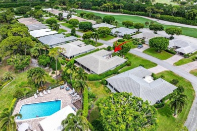 Beautiful, private garden views from this maintained 3-bedroom on Quail Ridge Golf Course and Country Club in Florida - for sale on GolfHomes.com, golf home, golf lot