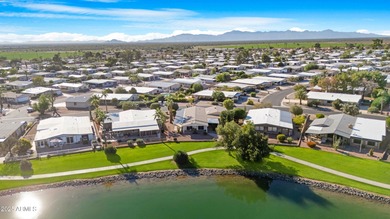 Lakefront living at its finest in the heart of Sun Lakes Country on Sun Lakes Country Club in Arizona - for sale on GolfHomes.com, golf home, golf lot