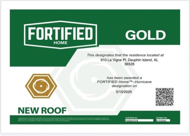 **Stunning New Home on Dauphin Island - A True Paradise Escape**
 on Isle Dauphine Club Golf Course in Alabama - for sale on GolfHomes.com, golf home, golf lot