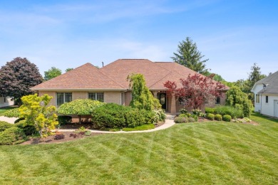 This stunning 3-bed, 3-bath custom brick ranch in Pipestone on Pipestone Golf Course in Ohio - for sale on GolfHomes.com, golf home, golf lot