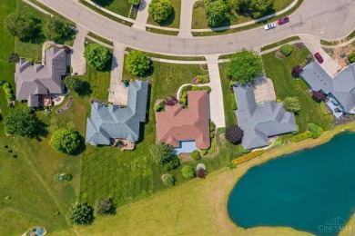 This stunning 3-bed, 3-bath custom brick ranch in Pipestone on Pipestone Golf Course in Ohio - for sale on GolfHomes.com, golf home, golf lot