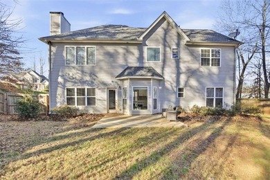 Welcome to this stunning two-story home nestled on a quiet on Creekside Golf and Country Club in Georgia - for sale on GolfHomes.com, golf home, golf lot