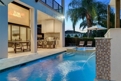 Completely refreshed contemporary style home with Spanish tile on Reunion Resort Golf Course in Florida - for sale on GolfHomes.com, golf home, golf lot