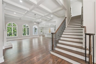 Set on one of the rarest golf-course placements in Governors on The Governors Towne Club in Georgia - for sale on GolfHomes.com, golf home, golf lot