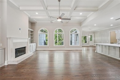 Set on one of the rarest golf-course placements in Governors on The Governors Towne Club in Georgia - for sale on GolfHomes.com, golf home, golf lot