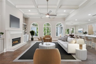 Set on one of the rarest golf-course placements in Governors on The Governors Towne Club in Georgia - for sale on GolfHomes.com, golf home, golf lot