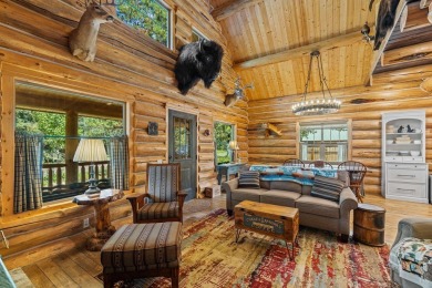 Adorable Log cabin with an incredible backyard and outdoor on McCall Municipal Golf Course in Idaho - for sale on GolfHomes.com, golf home, golf lot